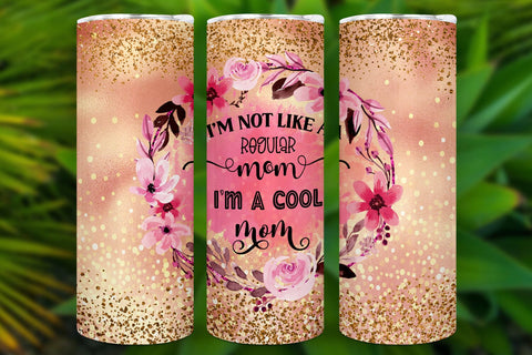 Mom Tumbler Sublimation PNG I Mothers Day Tumbler Wrap SVG Happy Printables Club 
