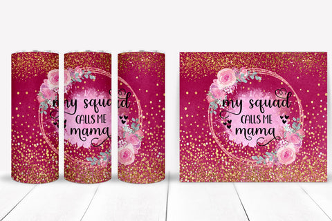 Mom Tumbler Sublimation PNG I Mothers Day Tumbler Wrap SVG Happy Printables Club 