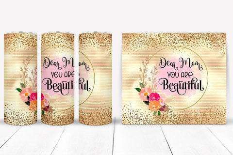 Mom Tumbler Sublimation PNG I Mothers Day Tumbler Wrap SVG Happy Printables Club 