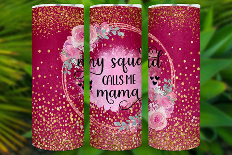 Mom Tumbler Sublimation PNG I Mothers Day Tumbler Wrap SVG Happy Printables Club 