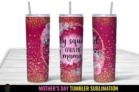 Mom Tumbler Sublimation PNG I Mothers Day Tumbler Wrap SVG Happy Printables Club 