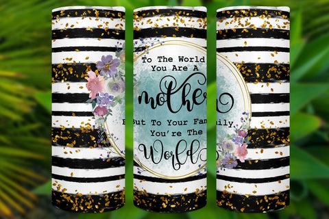 Mom Tumbler Sublimation PNG I Mothers Day Tumbler Wrap SVG Happy Printables Club 