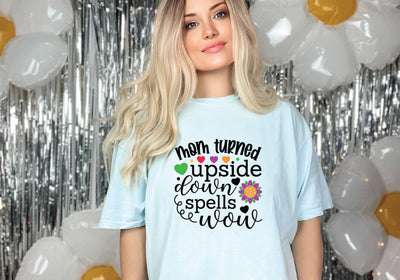 mom turned upside down spells wow SVG md faruk hossain 