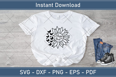 Mom Wife Boss Mothers Day Svg Design SVG Debashish Barman 