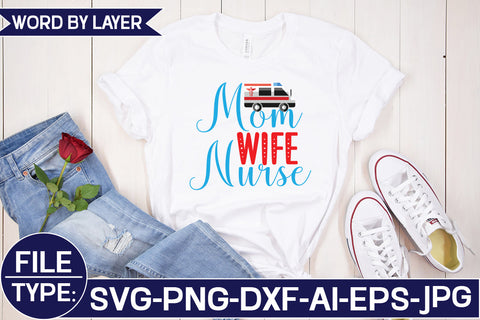 Mom Wife Nurse SVG Cut File SVG Studio Innate 