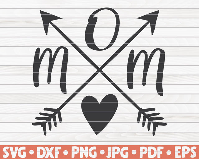 Mom with arrows SVG | Mother's Day design SVG HQDigitalArt 