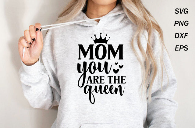 Mom you are the queen svg, mom svg, mom svg design, mom svg cut file SVG MD mominul islam 