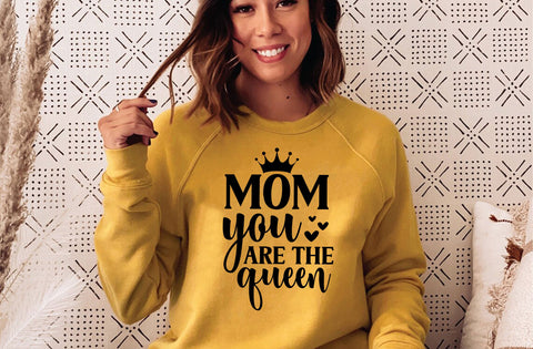 Mom you are the queen svg, mom svg, mom svg design, mom svg cut file SVG MD mominul islam 