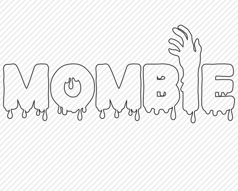 Mombie | Halloween SVG SVG Texas Southern Cuts 