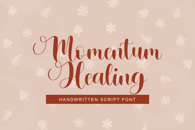 Momentum Healing Font Wildan Type 