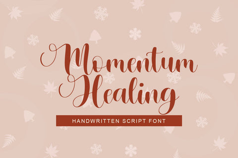 Momentum Healing Font Wildan Type 
