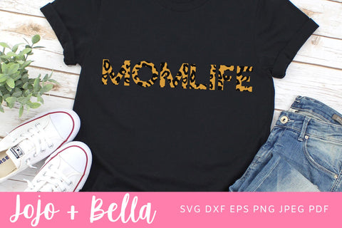 Momlife Leopard Print Svg, Mom SVG, Mama Svg, Mother's Day Svg, Momlife Svg, Leopard Print Svg, Mom Life SVG, Cricut, silhouette, svg SVG Jojo&Bella 