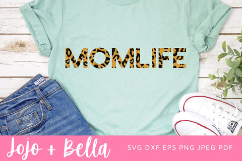 Momlife Leopard Print Svg, Mom SVG, Mama Svg, Mother's Day Svg, Momlife Svg, Leopard Print Svg, Mom Life SVG, Cricut, silhouette, svg SVG Jojo&Bella 