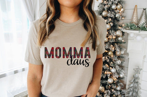 Momma Claus Holiday Sublimation PNG SVG Pickled Thistle Creative 