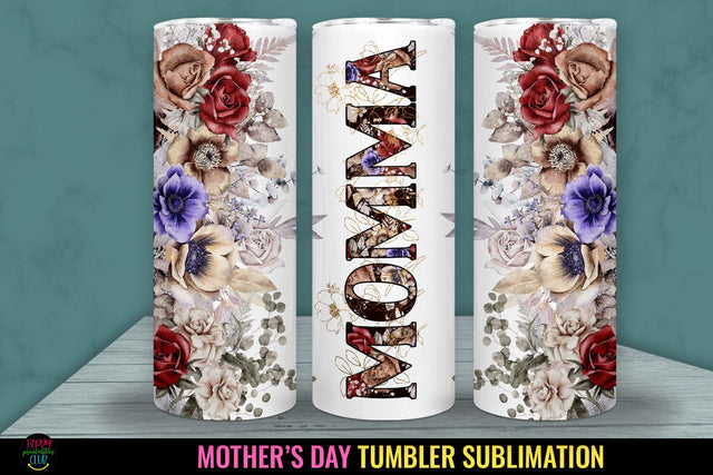 Momma Tumbler Sublimation I Mothers Day Tumbler Wrap PNG Sublimation Happy Printables Club 
