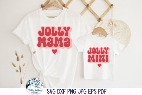 Mommy and Me Christmas Shirt SVG Bundle SVG Wispy Willow Designs 
