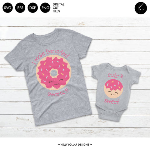 Mommy and Me Donuts SVG Kelly Lollar Designs 