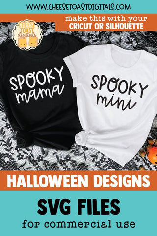 Mommy and Me Halloween SVG - Spooky Mama | Spooky Mini SVG Cheese Toast Digitals 