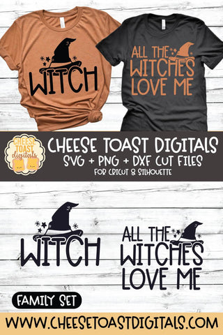 Mommy and Me Halloween SVG - Witch | All The Witches Love Me SVG Cheese Toast Digitals 