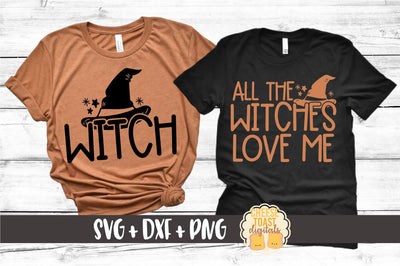 Mommy and Me Halloween SVG - Witch | All The Witches Love Me SVG Cheese Toast Digitals 
