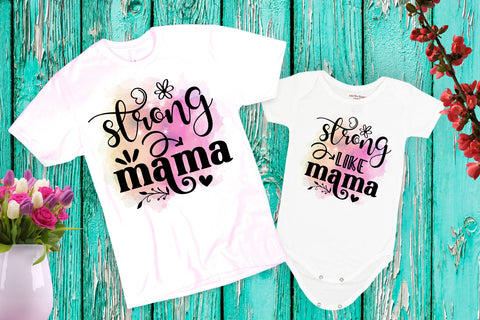 Mommy and Me Sublimation I Mother Daughter Sublimation Sublimation Happy Printables Club 