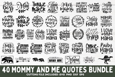 Mommy And Me SVG Bundle SVG Designangry 