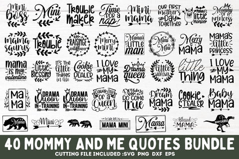 Mommy And Me SVG Bundle SVG Designangry 