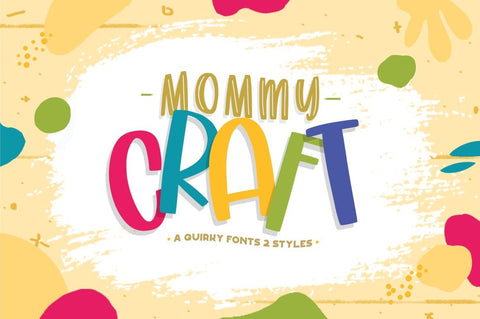 Mommy Crafts – Quirky 2 Style Font Good Java 