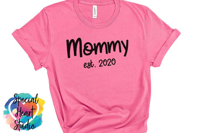 Mommy est 20xx SVG Special Heart Studio 
