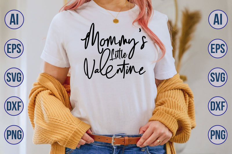 Mommy is Little Valentine svg SVG orpitasn 