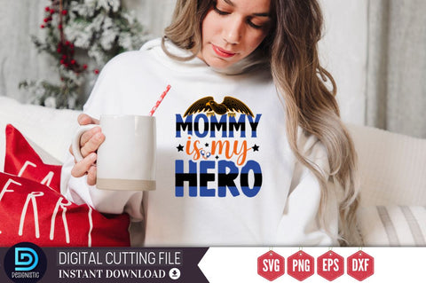 Mommy is my hero SVG SVG DESIGNISTIC 