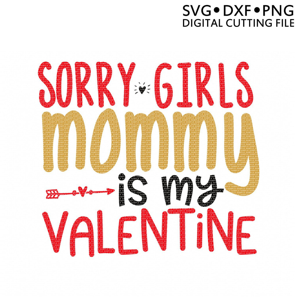 Mommy Is My Valentine - So Fontsy