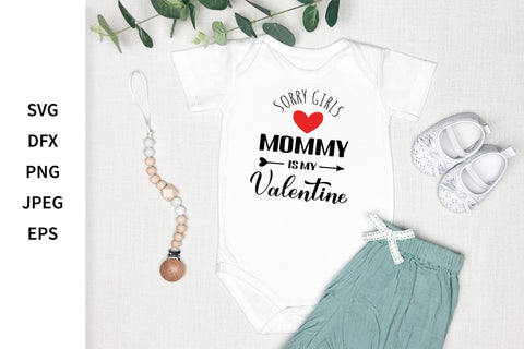 Mommy is my Valentine. Valentines Day for kids SVG SVG LaBelezoka 