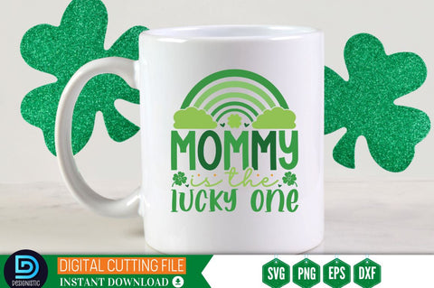 Mommy is the lucky one SVG SVG DESIGNISTIC 