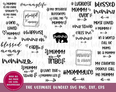 mommy life svg, mommy svg, mommy svg bundle, funny mommy svgs, blessed mommy svgs, baseball mommy svgs, funny mommy quotes, mommy svg saying SVG WildOakSVG 