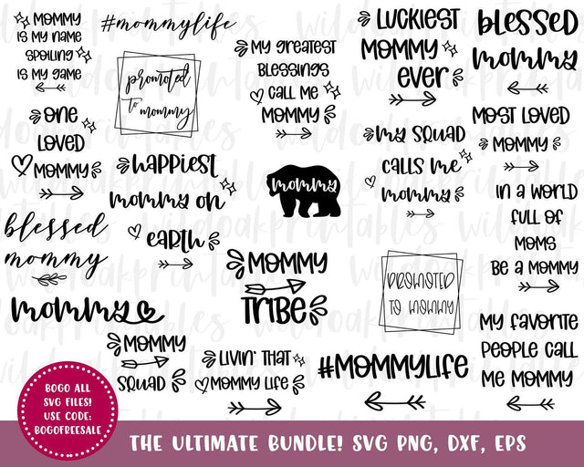 mommy life svg, mommy svg, mommy svg bundle, funny mommy svgs, blessed mommy svgs, baseball mommy svgs, funny mommy quotes, mommy svg saying SVG WildOakSVG 