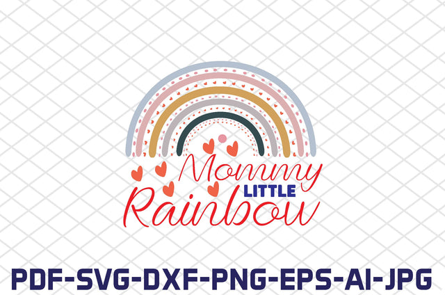 mommy little rainbow SVG farhad farhad 