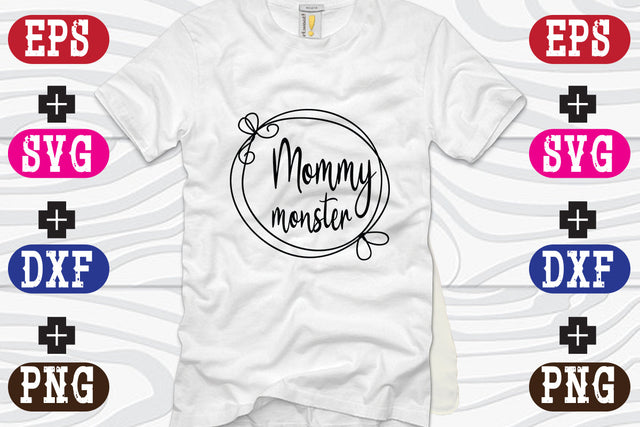 Mommy monster SVG Nurstore 