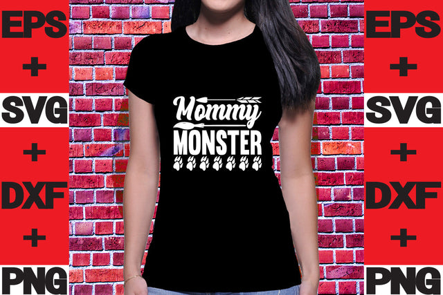 Mommy monster SVG svgteam 