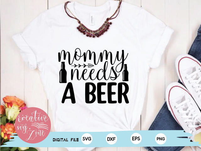 mommy needs a beer SVG md faruk hossain 