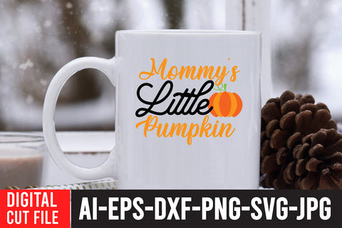 Mommy s Little Pumpkin SVG Design SVG BlackCatsMedia 