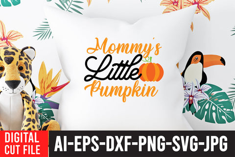 Mommy s Little Pumpkin SVG Design SVG BlackCatsMedia 