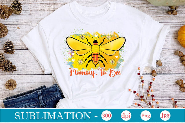 Mommy To Bee Sublimation SVGs,Quotes and Sayings,Food & Drink,On Sale, Print & Cut Sublimation DesignPlante 503 