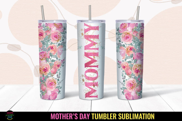 Mommy Tumbler Sublimation I Mothers Day Tumbler Wrap PNG Sublimation Happy Printables Club 