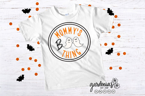 Mommy's Boo Thing Halloween SVG SVG Gardenias Art Shop 