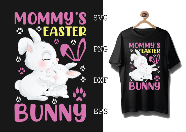 MOMMYS EASTER BUNNY Svg, Bunny Babe Easter Svg, Bunny Svg, Welcome Spring Svg SVG DesignTShirt 
