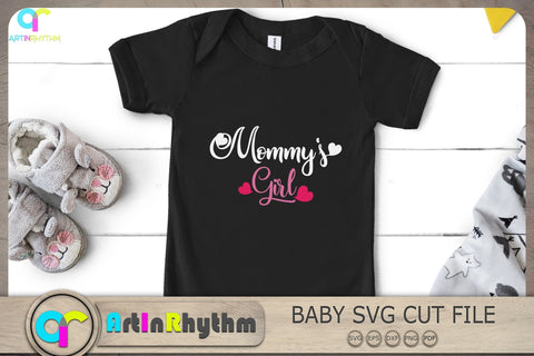 Mommy's Girl Svg, Baby Girl Svg, Baby Svg, Baby Quotes Svg SVG Artinrhythm shop 