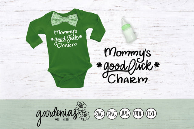 Mommy's Good Luck Charm SVG Gardenias Art Shop 