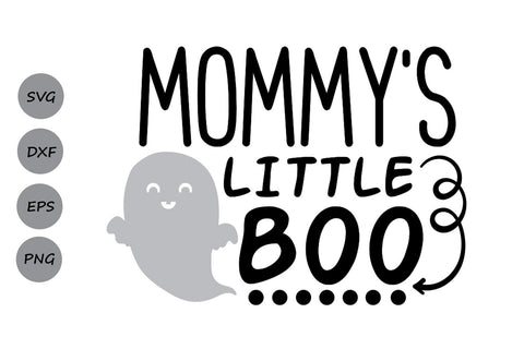 Mommy's Little Boo| Halloween SVG Cutting Files SVG CosmosFineArt 