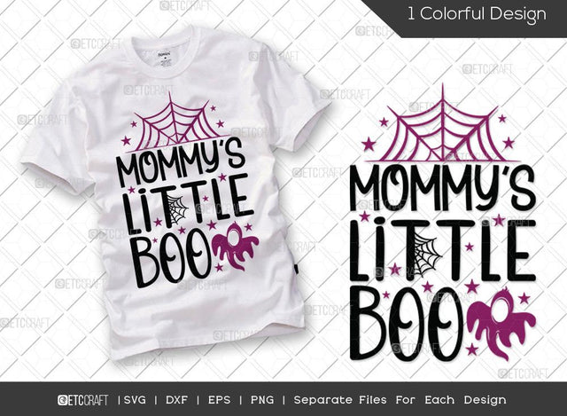 Mommy's Little Boo SVG Cut File | Spiderweb Svg | Baby Halloween Svg | Mama's Boo Svg Svg | Holiday Svg | Halloween Svg | Funny Halloween Quote SVG ETC Craft 